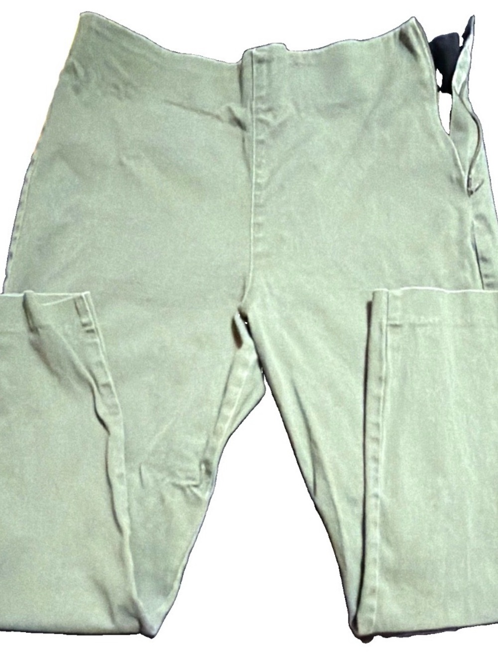Old Navy Women’s Chino Pants - Sage Green Side Zipper Slit at the ankles Size 12